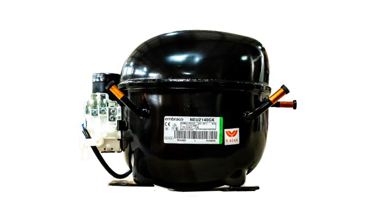 کمپرسور ۱/۳ امبراکو مدل NEU2140GK با گاز R404a (تعداد بالا تخفیف خاص دارد)